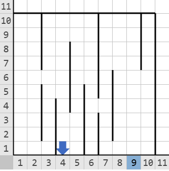 Solución regresando a posición original