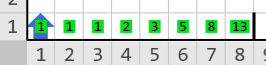 1 1 1 2 3 5 8 13